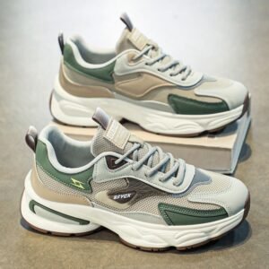 All-match Deodorizing Wear-resistant Mesh Sports Casual Thick-soled