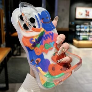 Graffiti Dual Holder TPU Phone Case, For iPhone 16 Pro Max, For iPhone 16 Pro, For iPhone 16 Plus, For iPhone 16, For iPhone 15 Pro Max, For iPhone 15 Pro, For iPhone 15 Plus / 14 Plus, For iPhone 15, For iPhone 14 / 13, For iPhone 14 Pro...
