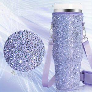 For Stanley 40oz Cup Hot Diamond Cover Neoprene Insulated Portable Bottle Cover